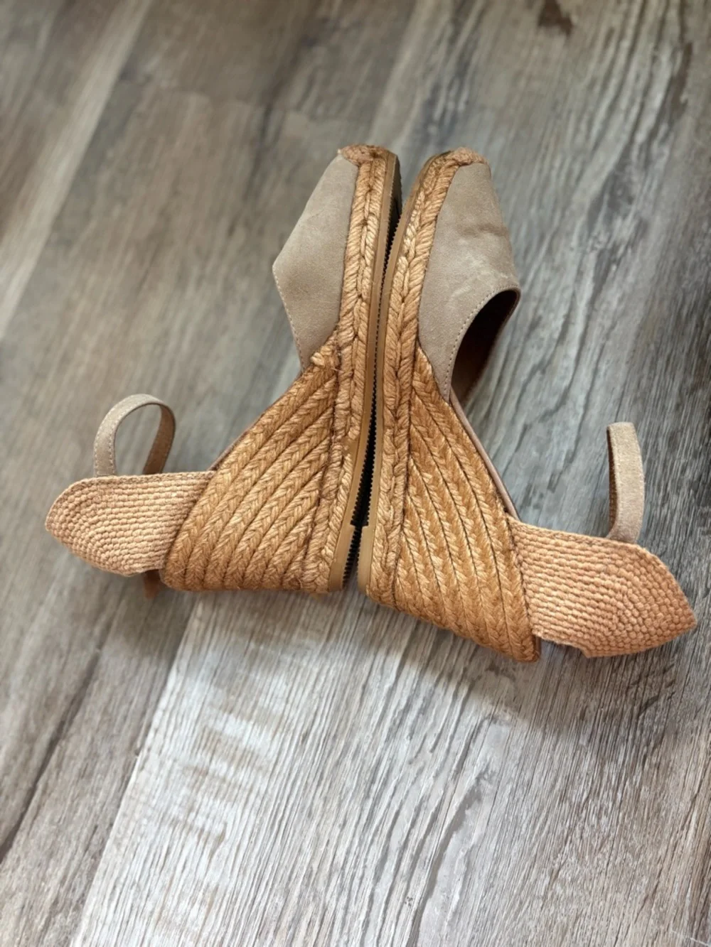 Gaimo Espadrilles Suede Wedge Ankle Strap Sandals